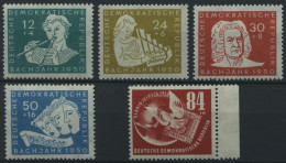 DDR 256-60 , 1950, Bach Und DEBRIA, Pracht, Mi. 95.- - Gebraucht