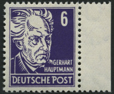 DDR 328z , 1952, 6 Pf. Hauptmann, Gewöhnliches Papier, Pracht, Gepr. Schönherr, Mi. 100.- - Usati