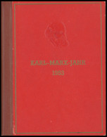 DDR S 344-353 , 1953, Karl-Marx-Gedenkheft, Pracht, Mi. 85.- - Altri & Non Classificati