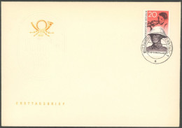 DDR 662 BRIEF, 1958, 20 Pf. Novemberrevolution Auf FDC Mit Tagsstempel, Pracht, Mi. 75.- - Andere & Zonder Classificatie