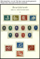 SAMMLUNGEN , überkomplette Saubere Postfrische Sammlung DDR Von 1949-90 In 7 Leuchtturm Falzlosalben, Mit Vielen Zusamme - Collezioni