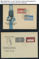 LOTS 1958-70, 76 Verschiedene FDC`s In Bedarfserhaltung, Feinst/Pracht - Other & Unclassified