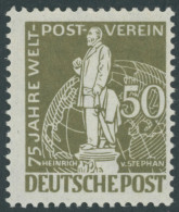 BERLIN 38 , 1949, 50 Pf. Stephan, Pracht, Mi. 180.- - Oblitérés