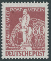 BERLIN 39 , 1949, 60 Pf. Stephan, Pracht, Mi. 220.- - Ungebraucht