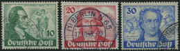 BERLIN 61-63 O, 1949, Goethe, Prachtsatz, Mi. 180.- - Usati