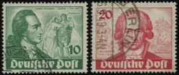 BERLIN 61/2 O, 1949, 10 Und 20 Pf. Goethe, 2 Prachtwerte, Mi. 140.- - Other & Unclassified