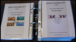 ERSTTAGSBLÄTTER 482-879 BrfStk, 1975-90 Komplette Sammlung, ETB 1/75 - 14/90 Im Ringbinder, Pracht - Andere & Zonder Classificatie