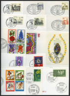 JAHRGÄNGE 516-90 BRIEF, 1976-78, 3 Komplette Jahrgänge Auf FDC`, Pracht - Altri & Non Classificati