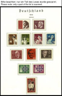 SAMMLUNGEN , 1960-90, Postfrische Komplette Sammlung Mit Einem Satz Automatenmarken Im Leuchtturm Falzlosalbum, Wohl All - Sammlungen
