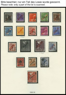 SAMMLUNGEN O, 1948-81, Gestempelte Sammlung Im Lindner Falzlosalbum Mit Vielen Guten Werten, Meist Prachterhaltung, Güns - Collections