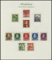 SAMMLUNGEN O, BRIEF, Komplette, Sauber Gestempelte Sammlung Von 1950-90 In 2 Bänden, Dazu Diverse Belege, Prachterhaltun - Collections