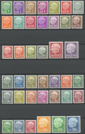 SAARLAND 380-99,409-28 , 1957, Heuss I Und II, 2 Postfrische Prachtsätze, Mi. 85.- - Other & Unclassified