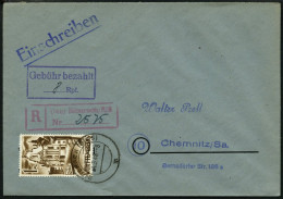 SAMMLUNGEN, LOTS 1947/8, 4 Verschiedene Belege, Dabei 2 Einschreibbriefe Mit Teilbarfrankaturen, Pracht - Autres & Non Classés