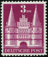 AMERIK. U. BRITISCHE ZONE 99II , 1948, 3 DM Hohe Treppe, Winzige Gummifehler Sonst Pracht, Mi. 200.- - Andere & Zonder Classificatie