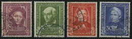 BUNDESREPUBLIK 117-20 O, 1949, Helfer Der Menschheit, üblich Gezähnter Prachtsatz, Mi. 170.- - Gebruikt