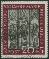 BUNDESREPUBLIK 140 O, 1951, 20 Pf. Marienkirche, Pracht, Mi. 85.- - Oblitérés