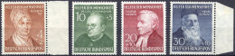 BUNDESREPUBLIK 156-59 , 1952, Helfer Der Menschheit, Prachtsatz, Mi. 110.- - Unused Stamps