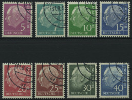 BUNDESREPUBLIK 179-260y O, 1960, Heuß Lumogen, Prachtsatz, Gepr. Schlegel, Mi. 450.- - Gebraucht