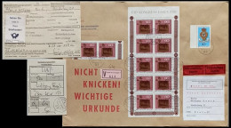 BUNDESREPUBLIK 1065 KB BrfStk, 1980, 60 Pf. FIP, Im Kleinbogen Auf FDC, Pracht - Other & Unclassified