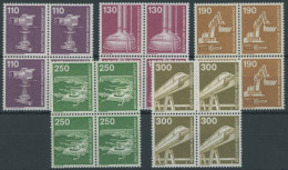 BUNDESREPUBLIK 1134-38 VB , 1982, Industrie Und Technik In Viererblocks, Postfrisch, Pracht, Mi. 68.- - Neufs