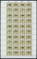 BUNDESREPUBLIK 1546-49 , 1991, 60 Pf. Libellen Im Zusammendruckbogen (40), Dabei Abart 1546I, Pracht - Nuevos