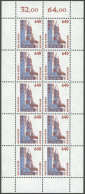 BUNDESREPUBLIK 1811KB , 1995, 640 Pf. Dom Zu Speyer Im Kleinbogen (10), Postfrisch, Pracht, Mi. 100.- - Autres & Non Classés