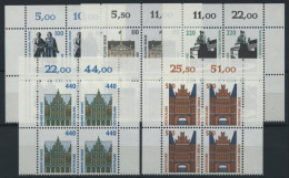BUNDESREPUBLIK 1934-38 Paar , 1997, Sehenswürdigkeiten In Viererblocks Vom Oberrand, Pracht, Mi. 60.- - Unused Stamps