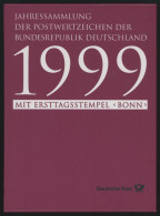 JAHRESSAMMLUNGEN Js 7 BrfStk, 1999, Jahressammlung, Pracht, Mi. 130.- - Sonstige & Ohne Zuordnung