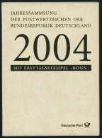 JAHRESSAMMLUNGEN Js 12 BrfStk, 2004, Jahressammlung, Pracht, Mi. 140.- - Altri & Non Classificati