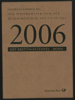 JAHRESSAMMLUNGEN Js 14 BrfStk, 2006, Jahressammlung, Pracht, Mi. 140.- - Autres & Non Classés