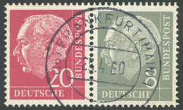 ZUSAMMENDRUCKE W 23YI O, 1960, Heuss Wz. Liegend 20 + 8, Erstauflage, Pracht, Fotobefund H.D. Schlegel, Mi. 600.- - Se-Tenant