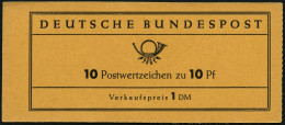 ZUSAMMENDRUCKE MH 6a , 1960, Markenheftchen Heuss Lumogen, Erstauflage, Schwach Fluoreszierend, Pracht, Gepr. D. Schlege - Other & Unclassified