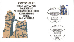 BERLIN FDC 1989 BAD MEIN BERG - 1981-1990