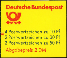 ZUSAMMENDRUCKE MH 22adK3 , 1984, Markenheftchen Burgen Und Schlösser, 2. Deckelseite: Oberkante Brief Und P Von Post Mit - Otros & Sin Clasificación