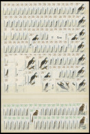 ENGROS 754-57 , 1973, Vögel, 120 Postfrische Sätze, Fast Nur Pracht, Mi. 960.- - Altri & Non Classificati