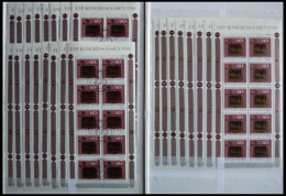 ENGROS 1065KB , 1980, FIP Im Kleinbogen, 25x Mit Zentrischen Ersttags-Sonderstempeln Und 8x Postfrisch, Pracht, Mi. 330. - Autres & Non Classés