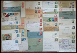 BUNDESREPUBLIK Aus 347-61 BRIEF, 1961-70, Bedeutende Deutsche, Partie Von Ca. 70 Belegen, Feinst/Pracht - Otros & Sin Clasificación