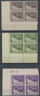 BELGIEN 230-34 VB , 1927, Kriegsverletzte In Eckrandviererblocks, Postfrisch, Pracht, Mi. 72.- - Autres & Non Classés