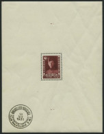 BELGIEN Bl. 2 , 1931, Block Kriegsinvaliden, Sonderstempel Im Rand, Falzreste Im Rand, Pracht - Ungebraucht