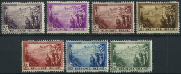 BELGIEN 347-53 , 1932, TBC, Falzrest, Prachtsatz - Unused Stamps