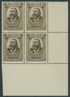 BELGIEN 377 VB , 1934, 75 C. Benoit Im Unteren Rechten Eckrandviererblock, Postfrisch, Pracht, Mi. 68.- - Sonstige & Ohne Zuordnung