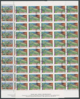 BULGARIEN 4016/7 O, 1992, Insekten Im Bogensatz (100) Mit Zentrischen Stempeln, 2x Gefaltet, Pracht, Mi. 250.- - Other & Unclassified