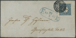 DÄNEMARK 2I BRIEF, 1852, 2 RBS Ferslew, Platte I, Type 9, Feld 43, Breitrandig Auf Kleinem Kabinettbrief, Fotoattest Køb - Other & Unclassified