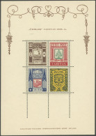 ESTLAND Bl. 1 , 1938, Block Gemeinschaftshilfe III, Postfrisch, Pracht, Mi. 60.- - Estonia