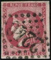 FRANKREICH 44a O, 1870, 80 C. Rosa, Nummernstempel 2240, Kleine Helle Ecke Sonst Pracht, Mi. 300.- - Autres & Non Classés