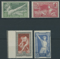 FRANKREICH 169-72 , 1924, Olympische Spiele, Postfrischer Prachtsatz, Mi. 75.- - Altri & Non Classificati