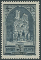 FRANKREICH 256I , 1931, 3 Fr. Kathedrale Von Reims, Type I, Postfrisch, Pracht, Mi. 120.- - Andere & Zonder Classificatie