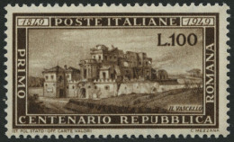 ITALIEN 773 , 1949, 100 L. Republica Romana, Pracht, Mi. 300.- - 1946-60: Ungebraucht