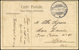 MILITÄRPOST 1912, Schiffseinlieferungsstempel K2 RA.NAVE BENEDETTO BRIN Auf Feldpost-Ansichtskarte, Pracht - Storia Postale