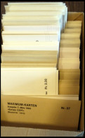 MAXIMUMKARTEN MK 37-179 BRIEF, 1983-1999, Komplett Auf Maximumkarten, Prachterhaltung, Mi. 894,20 - Maximumkarten (MC)